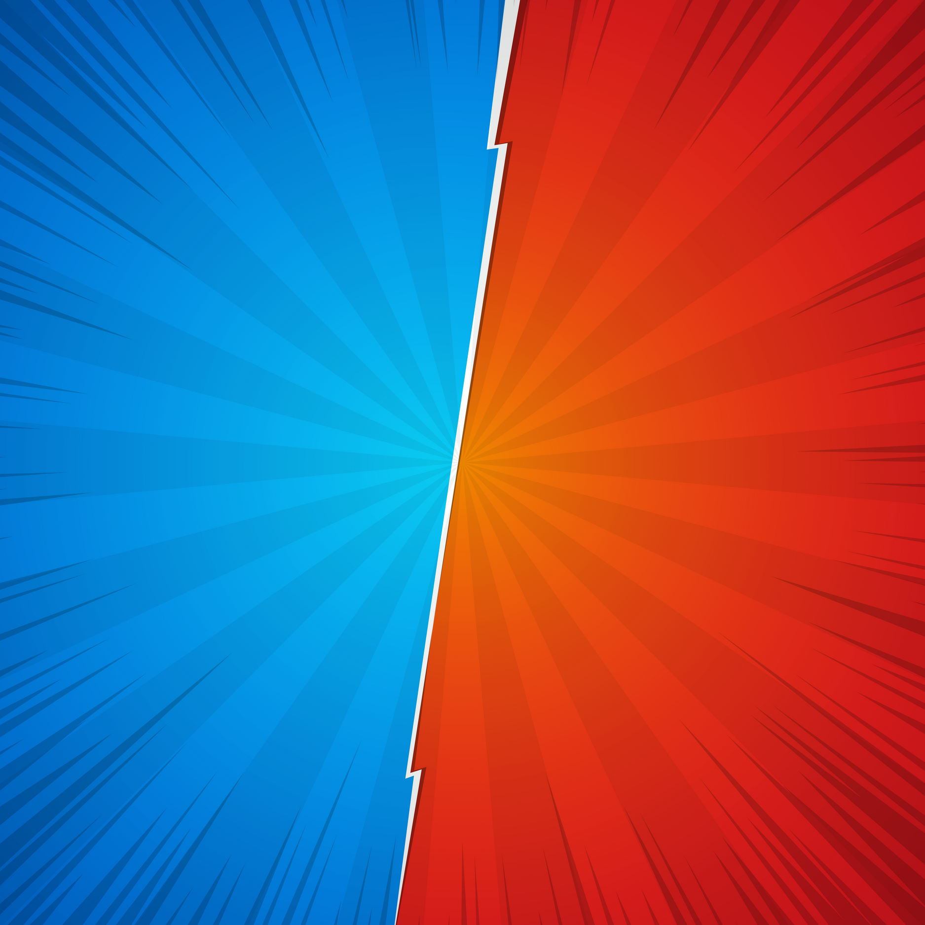 VS, Versus, Blue and red Background